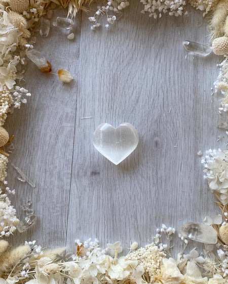 selenite heart
