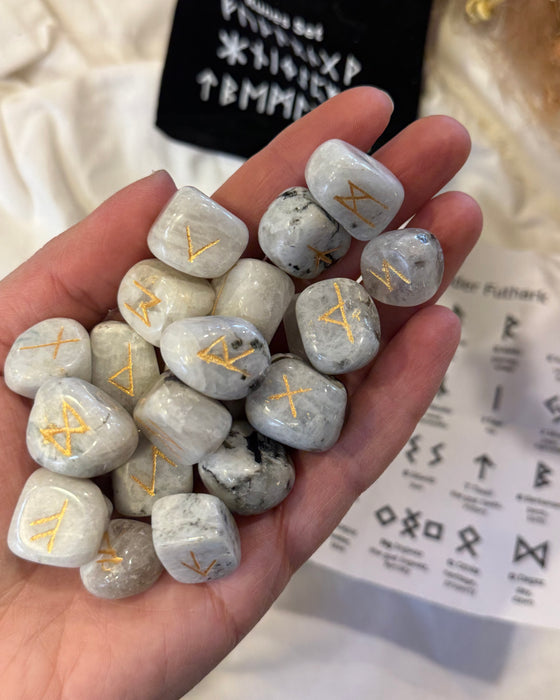 Runes Rainbow Moonstones