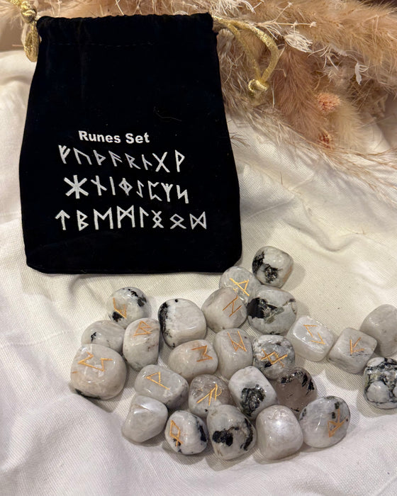 Runes Rainbow Moonstones
