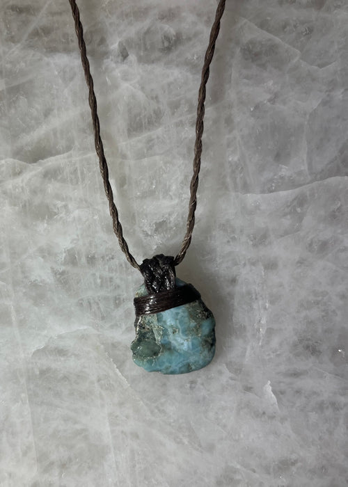 Handmade Larimar Necklace