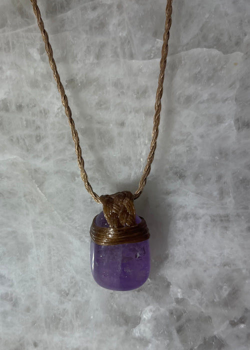Handmade Amethyst Necklace
