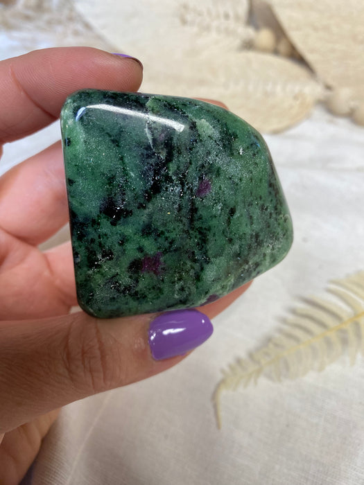 Ruby in Zoisite Free Form