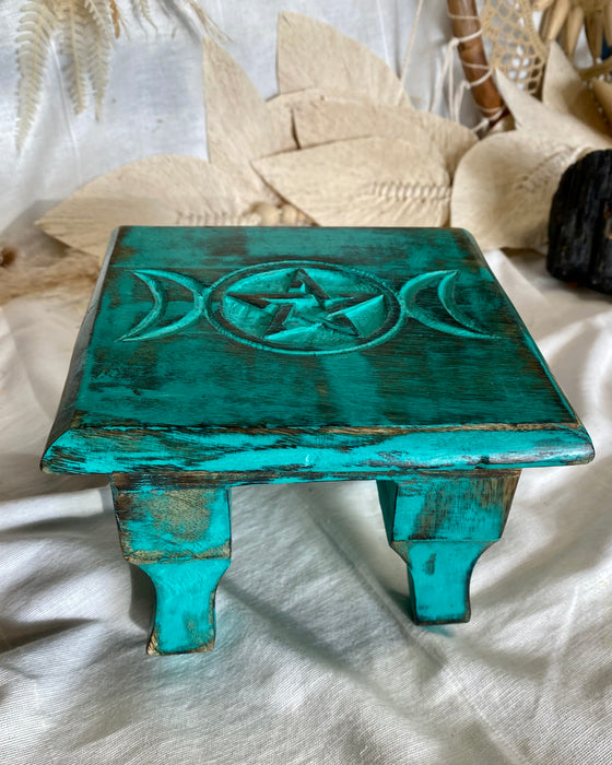 Wooden Alter Table Green