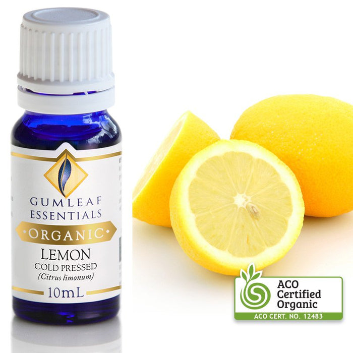 Organic Lemon Cold Pressed Essential Oil