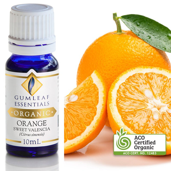 Organic Orange Sweet Valencia Essential Oil