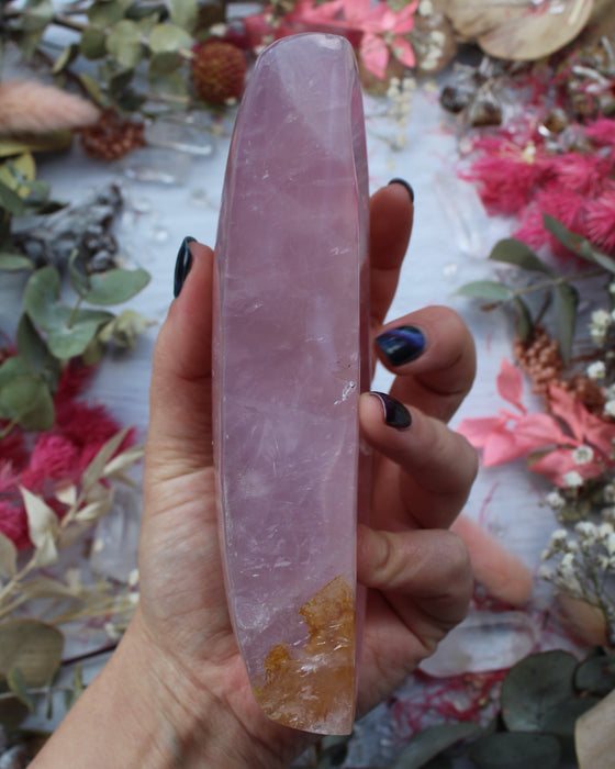 Rose Quartz Moon Bowl