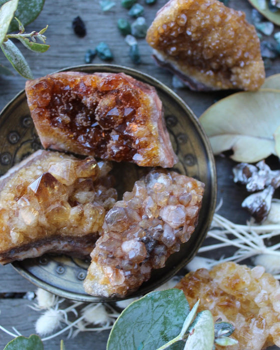 Citrine Cluster Small