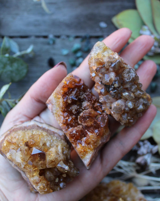 Citrine Cluster Small