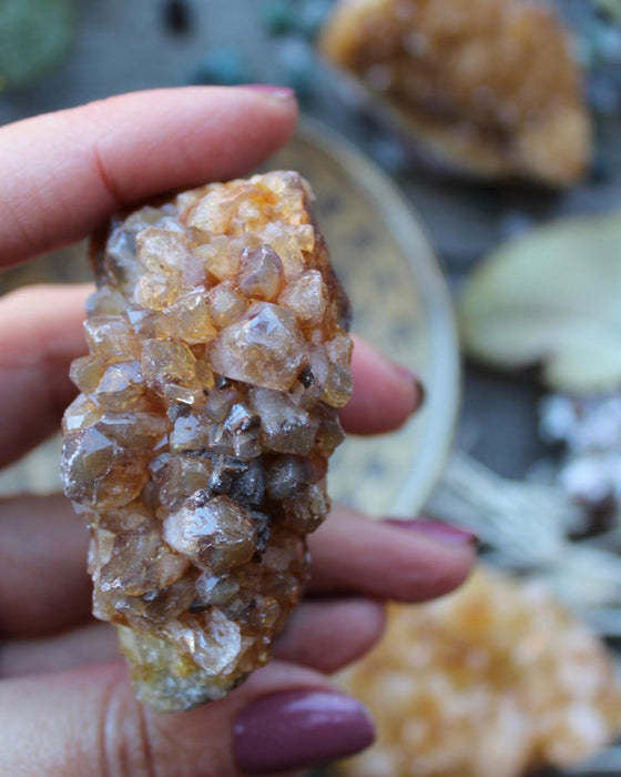 Citrine Cluster Small