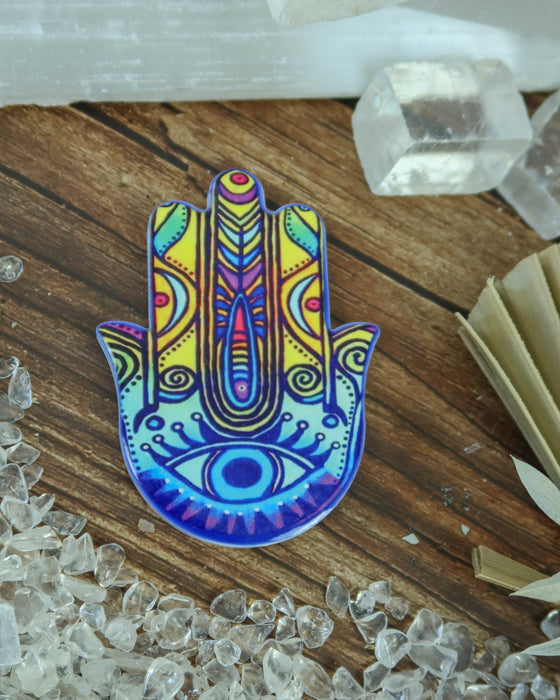 Ceramic Hamsa Magnet 2