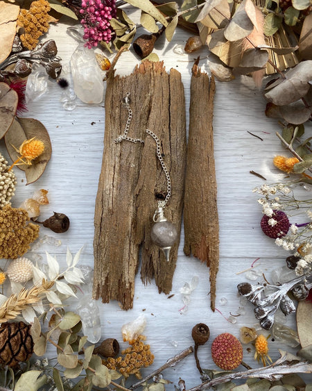 smokey quartz pendulum