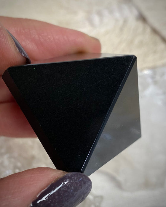 Black Tourmaline Pyramid