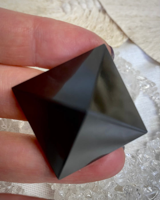 Black Tourmaline Pyramid