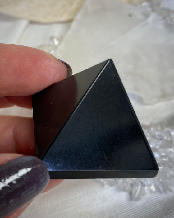 Black Tourmaline Pyramid