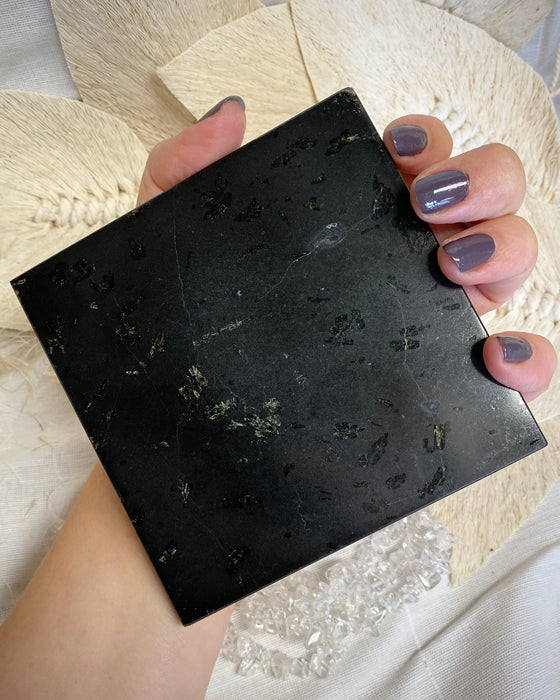 Black Tourmaline Plate