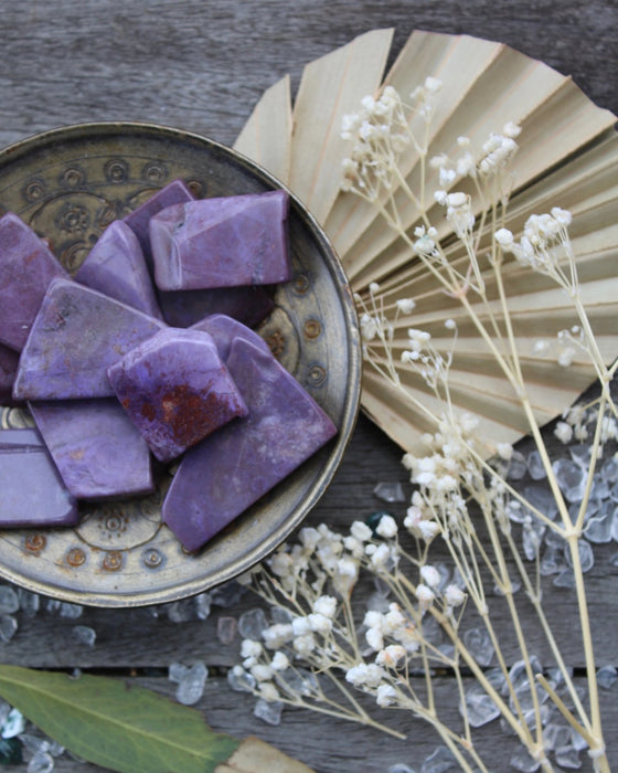 Purple Jadeite Tumbled