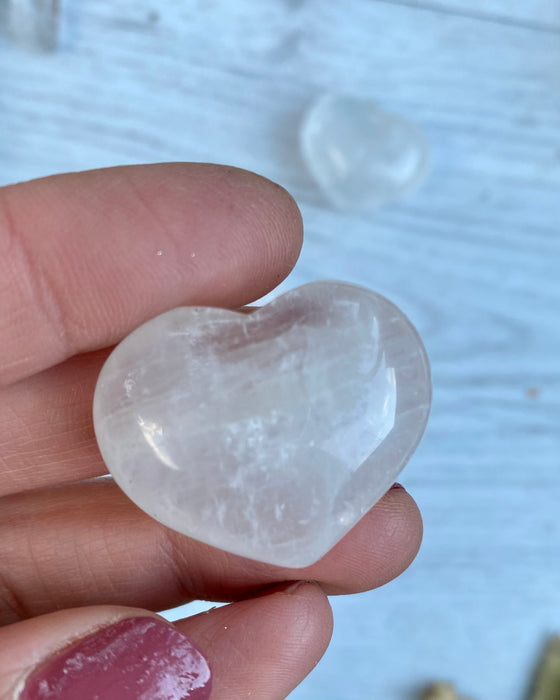 Mini Clear Quartz Heart