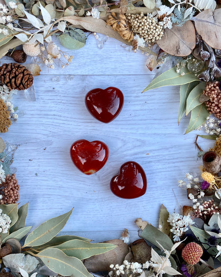 carnelian heart