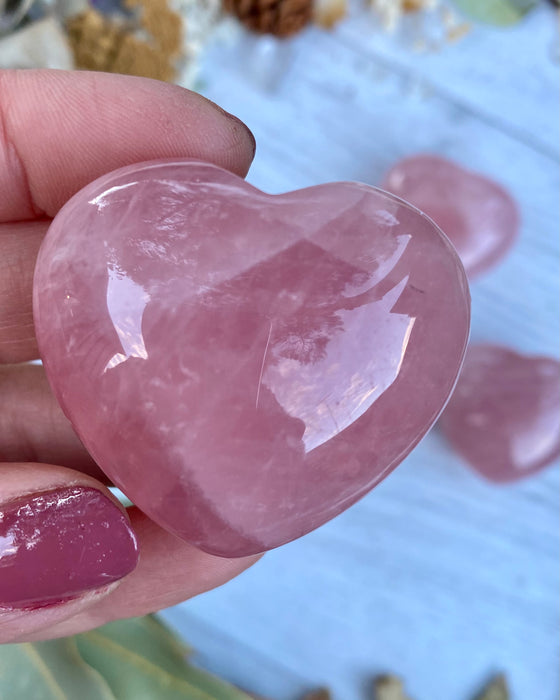 Rose Quartz Heart