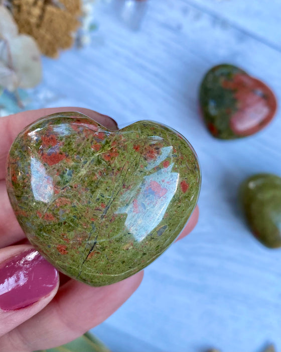 Unakite Heart