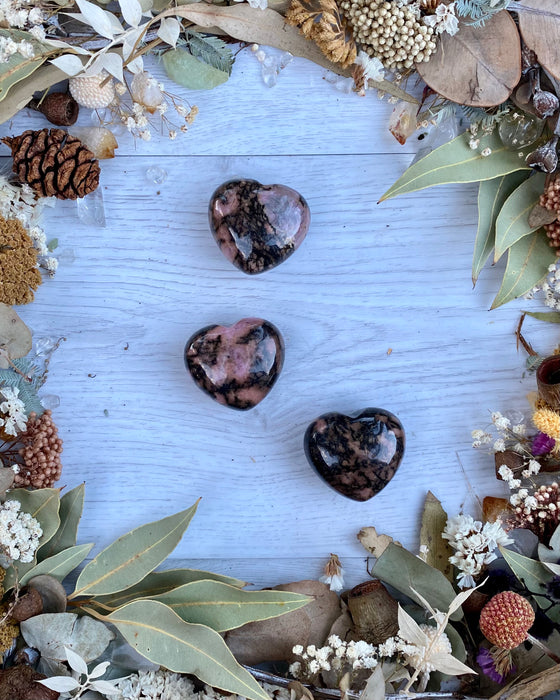 Rhodonite Heart