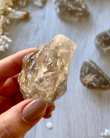 raw smokey quartz