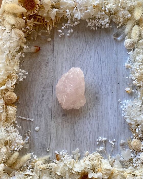 Raw Rose Quartz