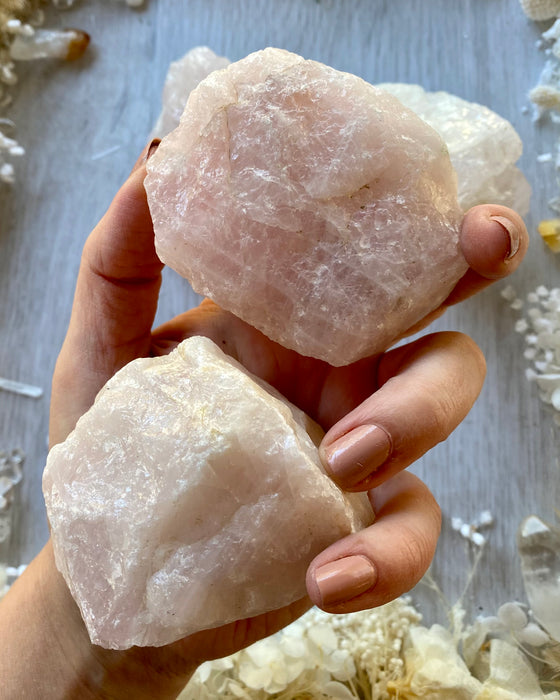 Raw Rose Quartz