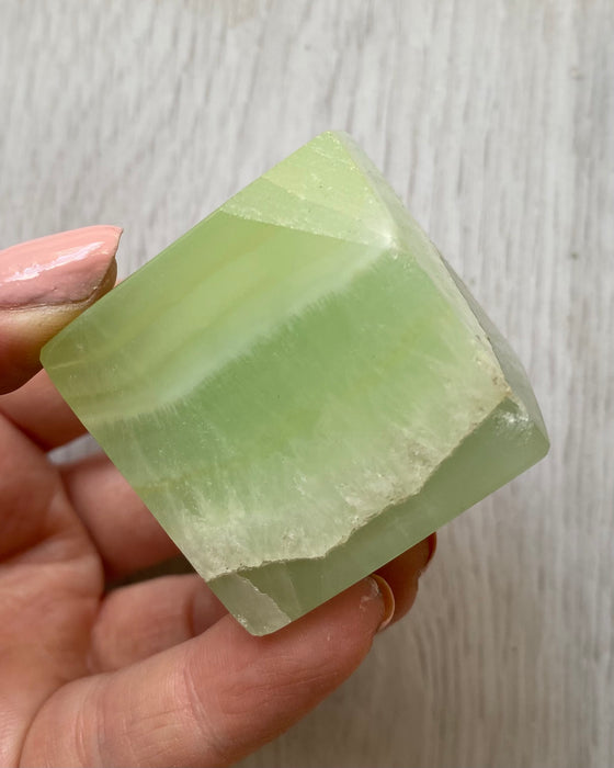 Pistachio Calcite Cube