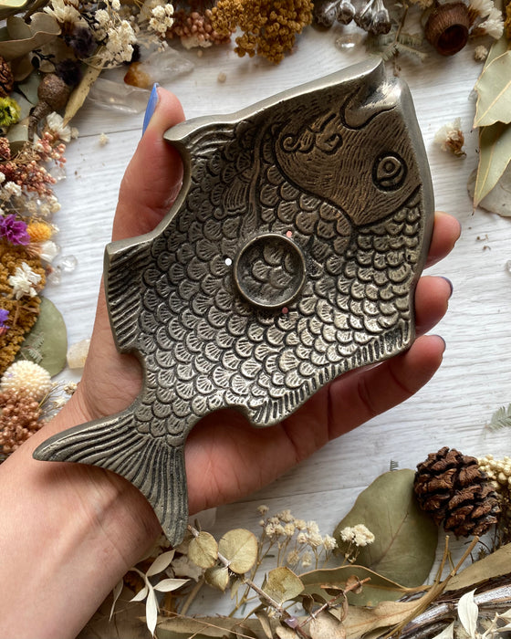 Fish Incense and Cone Holder