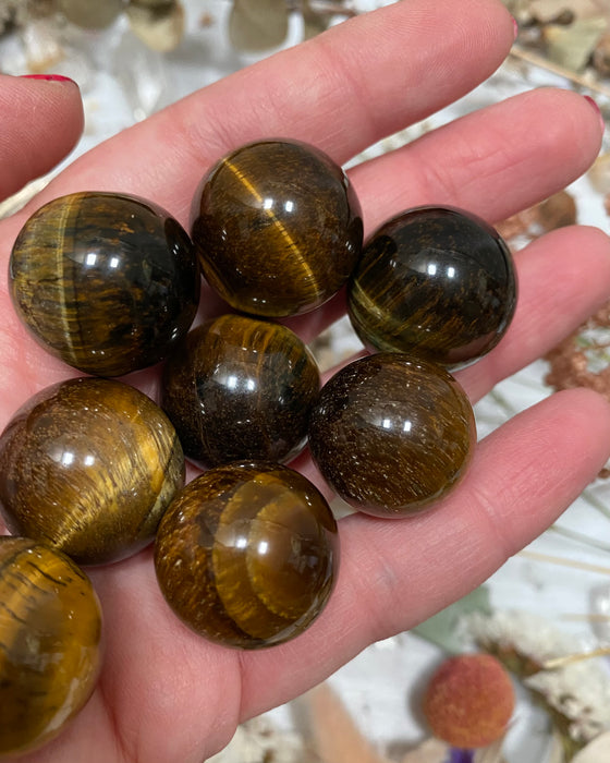 Tiger Eye Mini Sphere