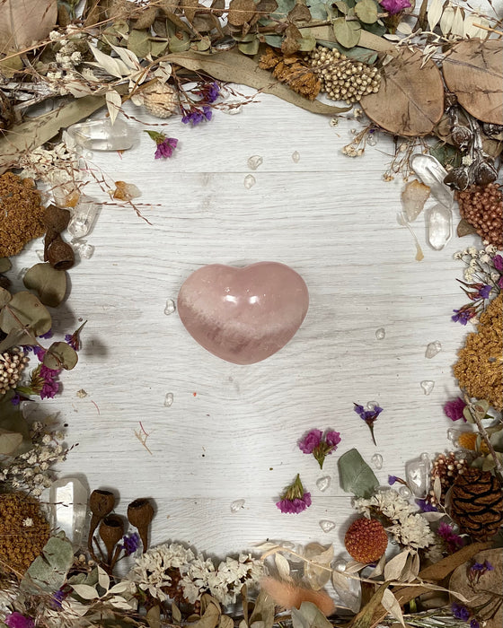 Rose Quartz Heart