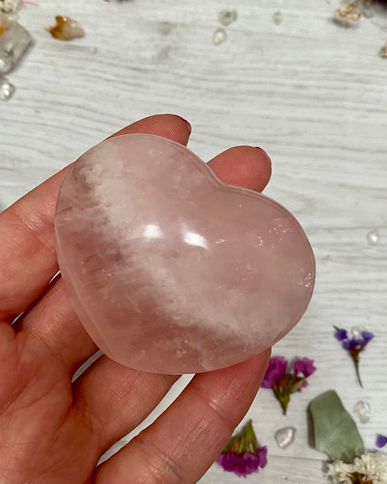 Rose Quartz Heart