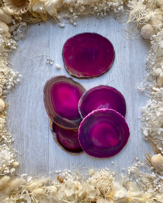 Pink Agate Slice