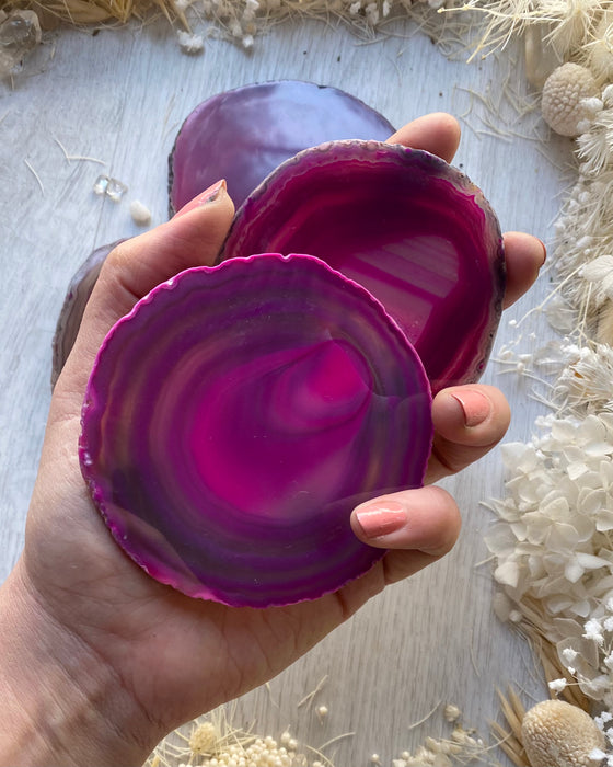 Pink Agate Slice