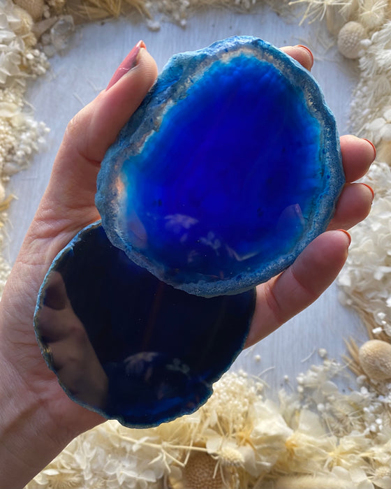 Blue Agate Slice