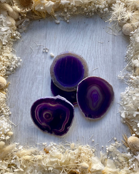 Purple Agate Slice