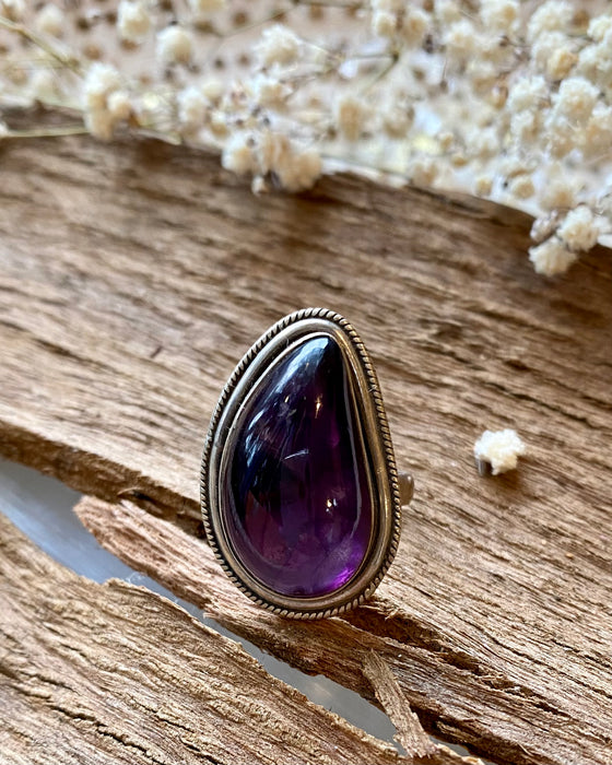 Sterling Silver Amethyst Ring