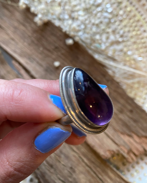 Sterling Silver Amethyst Ring