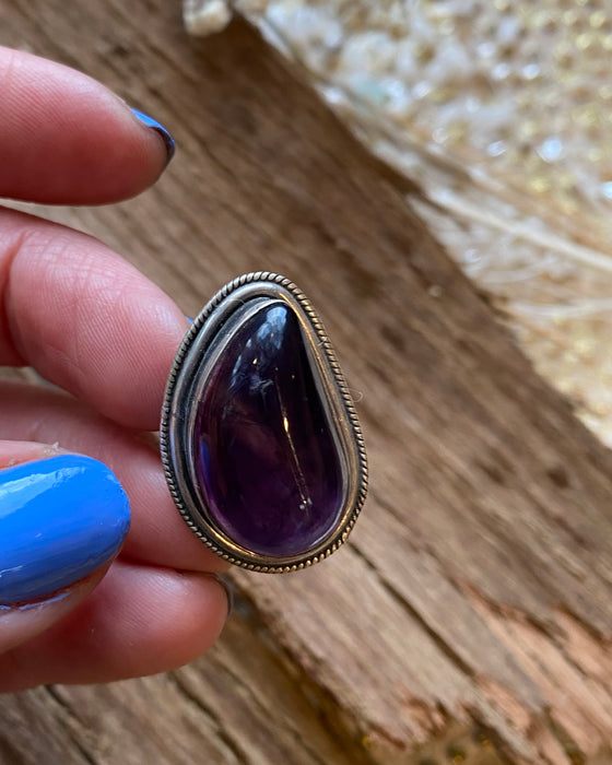 Sterling Silver Amethyst Ring