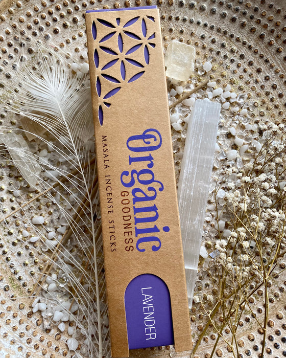 Organic Goodness Lavender Masala Incense Sticks