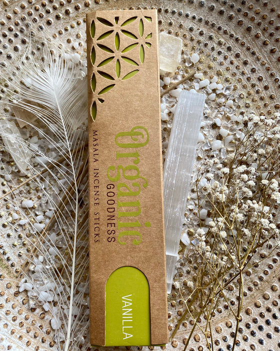 Organic Goodness Vanilla Masala Incense Sticks