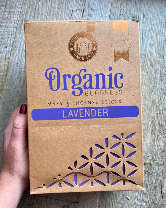 Organic Goodness Lavender Masala Incense Sticks