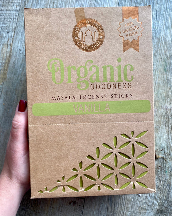 Organic Goodness Vanilla Masala Incense Sticks