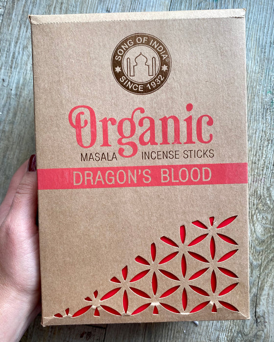 Organic Goodness Dragons Blood Masala Incense Sticks