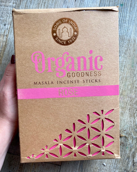 Organic Goodness Rose Masala Incense Sticks