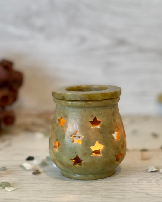 Star Soap Stone Oil/Resin Burner