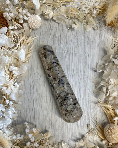 Rainbow Moonstone Orgonite Massage Wand 