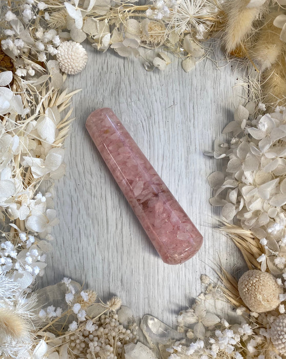 Rose Quartz Orgonite Massage Wand