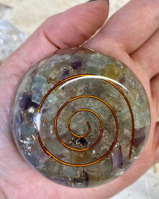 Orgonite Fluorite Phone Pod